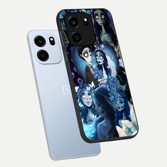 Butterfly Ghost Soul phone case For OnePlus Nord CE 6 showing premium glass back cover with detailed artwork