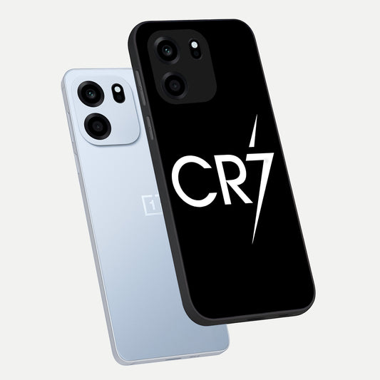 CR7 Elite Strike phone case For OnePlus Nord CE 6 showing premium glass back cover with detailed artwork