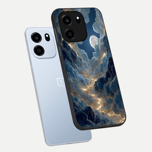Celestial Cloud Road phone case For OnePlus Nord CE 6 showing premium glass back cover with detailed artwork