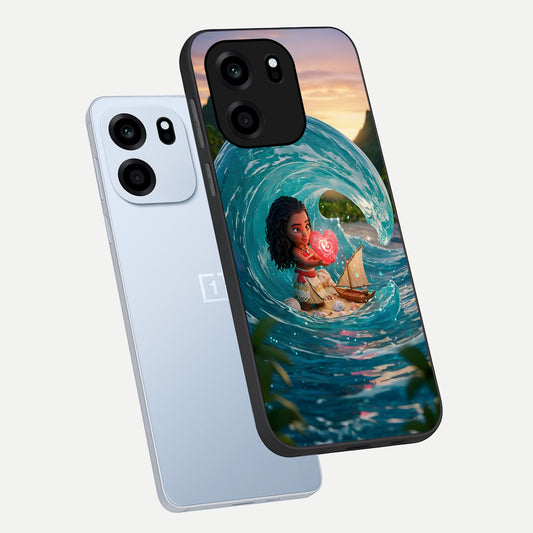 Heart of Ocean phone case For OnePlus Nord CE 6 showing premium glass back cover with detailed artwork