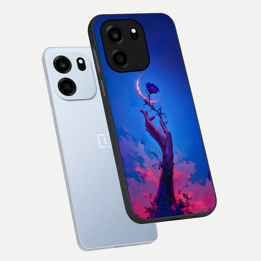 Mystic Hand phone case For OnePlus Nord CE 6 showing premium glass back cover with detailed artwork