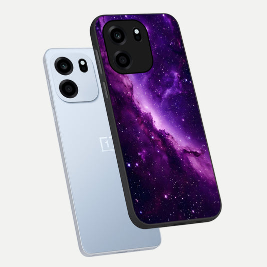 Purple Shade Sky phone case For OnePlus Nord CE 6 showing premium glass back cover with detailed artwork
