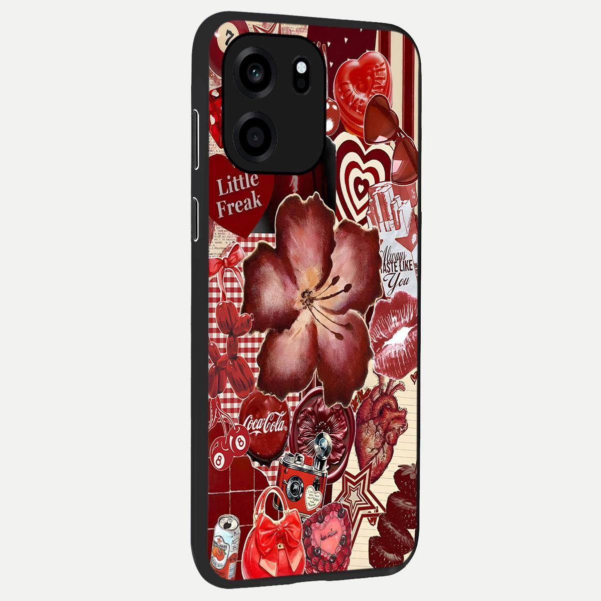 Aesthetic Little Freak back cover For OnePlus Nord CE 6 slim fit glass case with vibrant aesthetic design