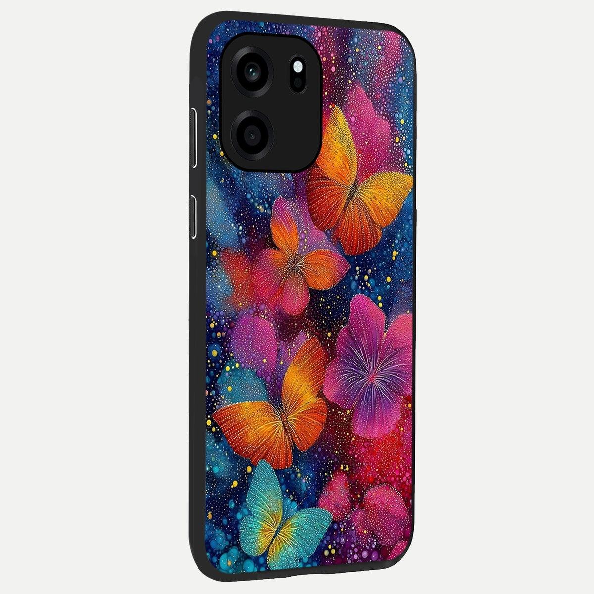 Butterfly Dream Mist back cover For OnePlus Nord CE 6 slim fit glass case with vibrant aesthetic design