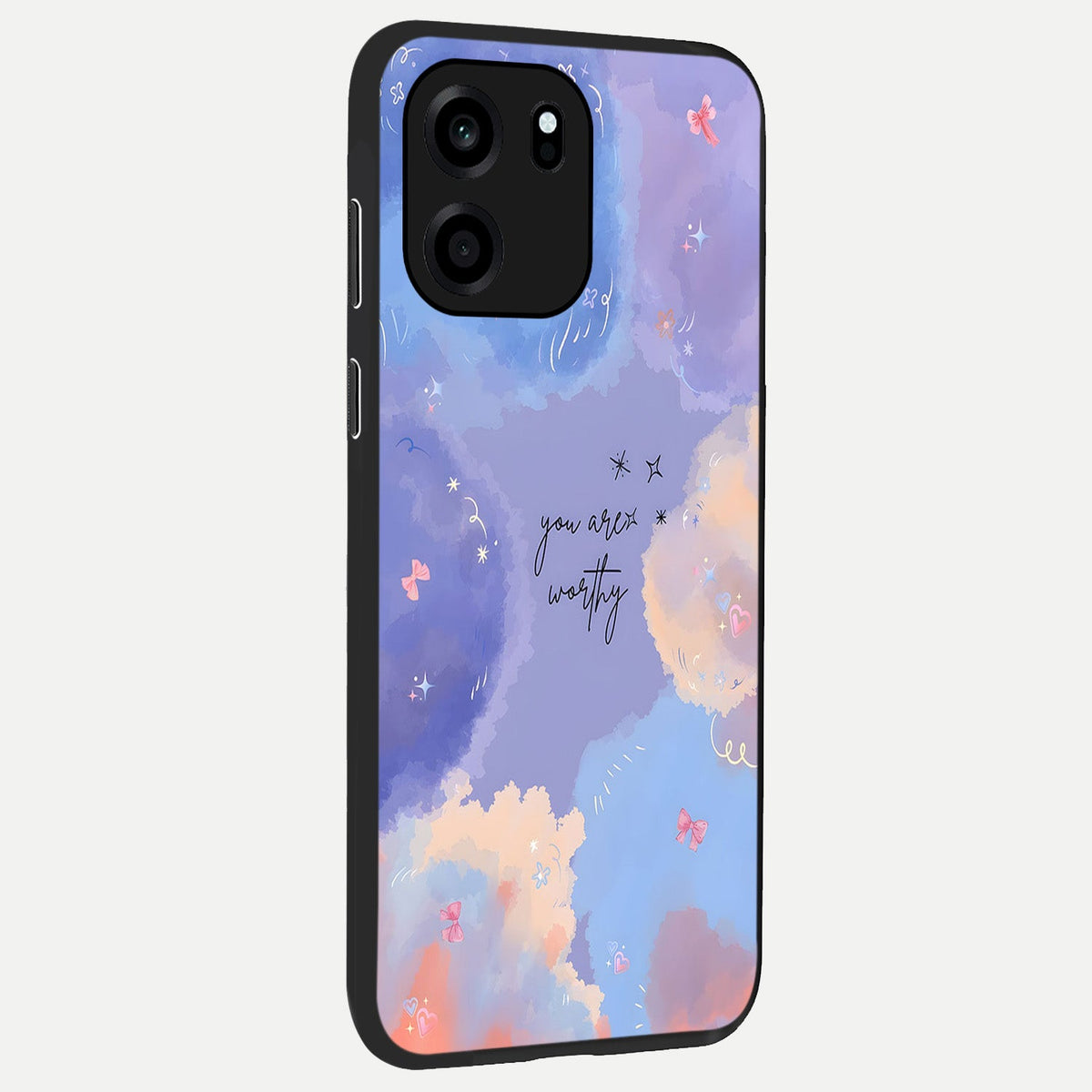 Celestial Cloud Magic back cover For OnePlus Nord CE 6 slim fit glass case with vibrant aesthetic design