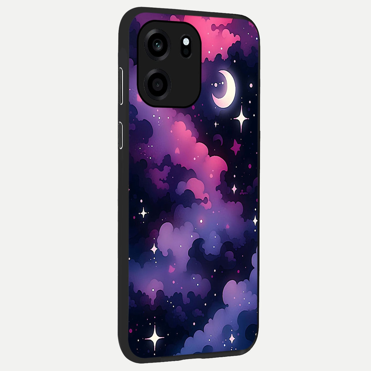 Celestial Moon Magic back cover For OnePlus Nord CE 6 slim fit glass case with vibrant aesthetic design
