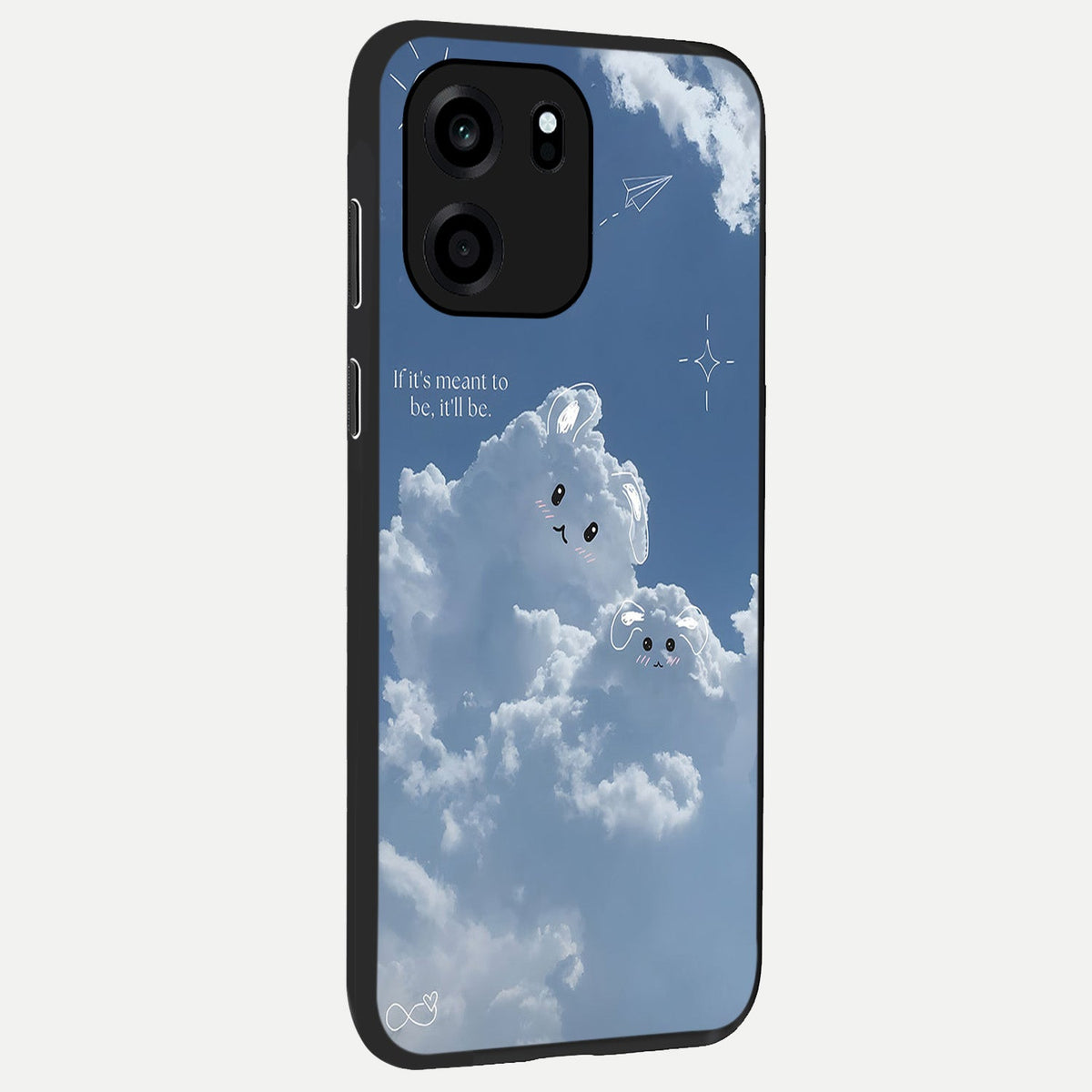 Cloud Bunny Dreams back cover For OnePlus Nord CE 6 slim fit glass case with vibrant aesthetic design