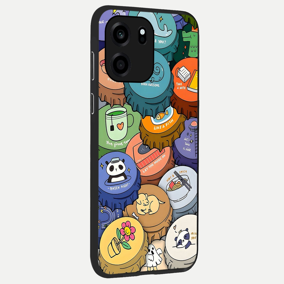 Coins Patterns back cover For OnePlus Nord CE 6 slim fit glass case with vibrant aesthetic design