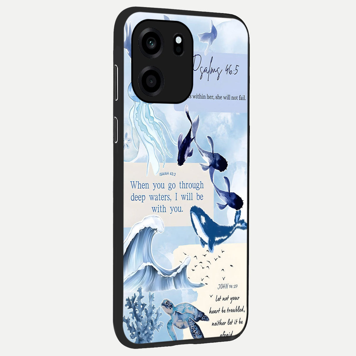 Faithful Ocean Promise back cover For OnePlus Nord CE 6 slim fit glass case with vibrant aesthetic design