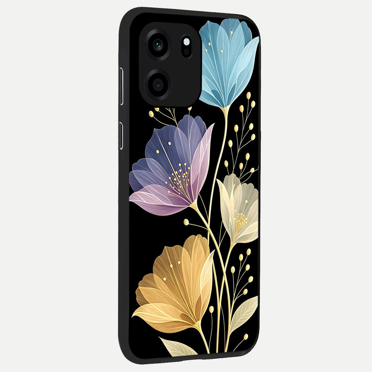 Flower Bloom Glow back cover For OnePlus Nord CE 6 slim fit glass case with vibrant aesthetic design