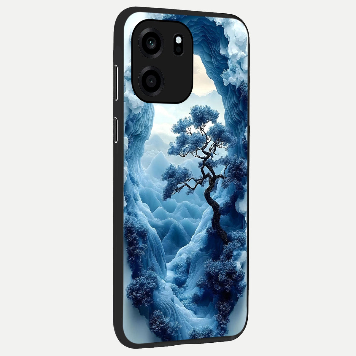 Frozen Serenity Gate back cover For OnePlus Nord CE 6 slim fit glass case with vibrant aesthetic design