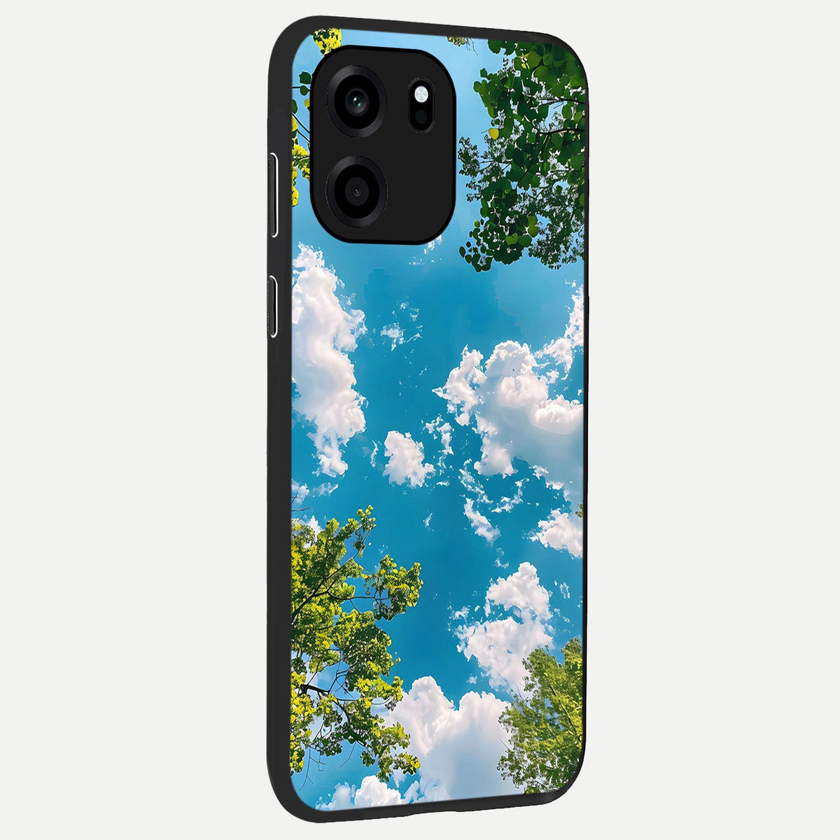 Green Moon Energy back cover For OnePlus Nord CE 6 slim fit glass case with vibrant aesthetic design