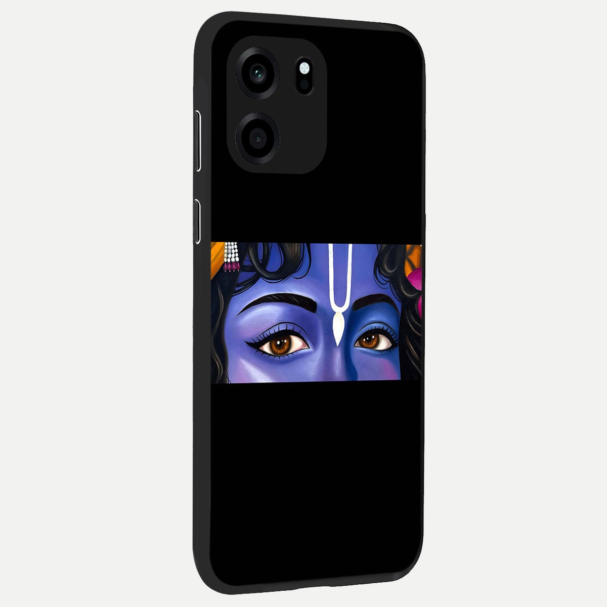 Krishna Eye back cover For OnePlus Nord CE 6 slim fit glass case with vibrant aesthetic design