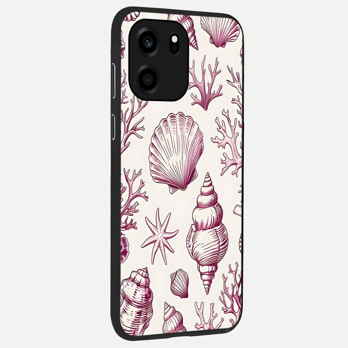 Pink Power Sparks back cover For OnePlus Nord CE 6 slim fit glass case with vibrant aesthetic design