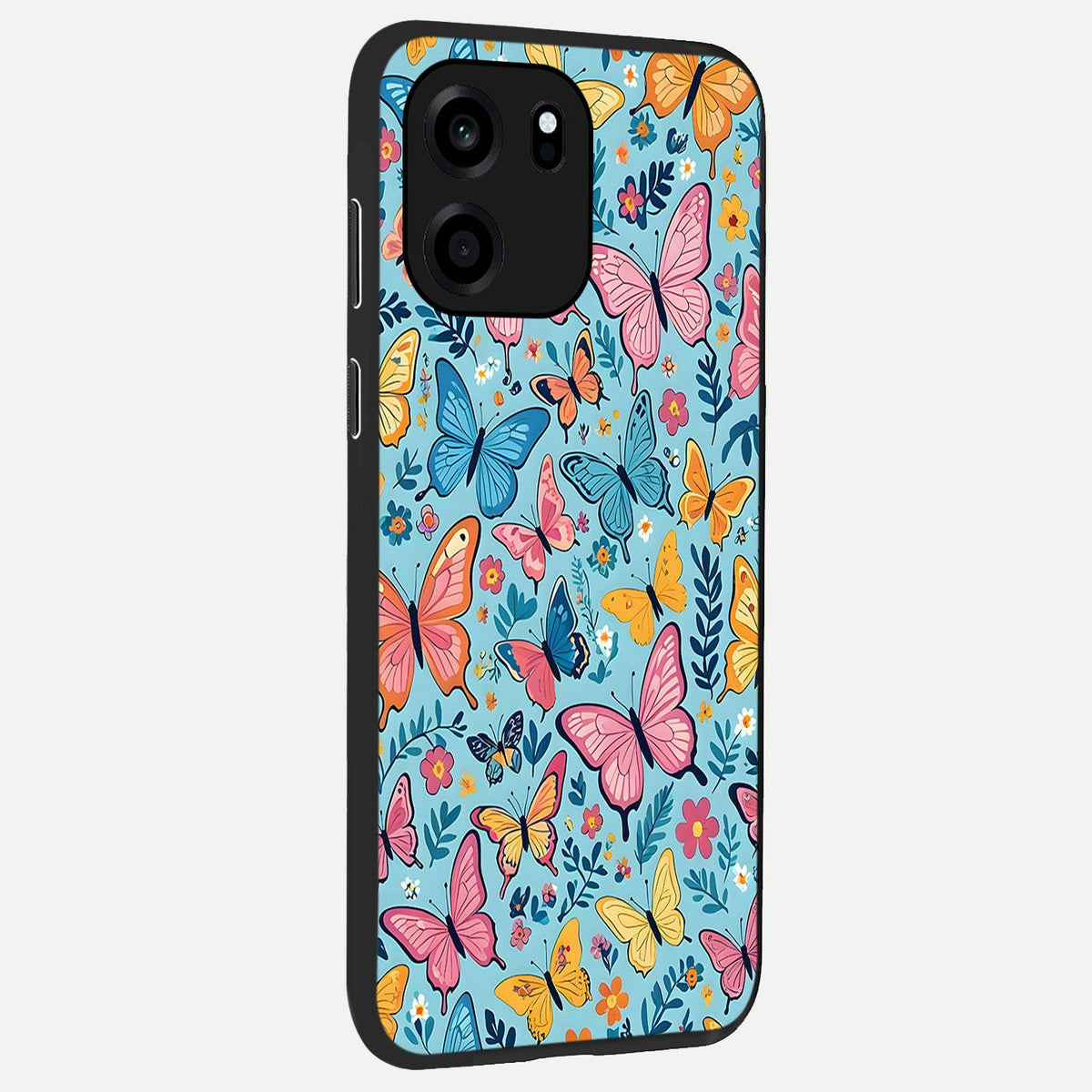 Spring Wing Garden back cover For OnePlus Nord CE 6 slim fit glass case with vibrant aesthetic design