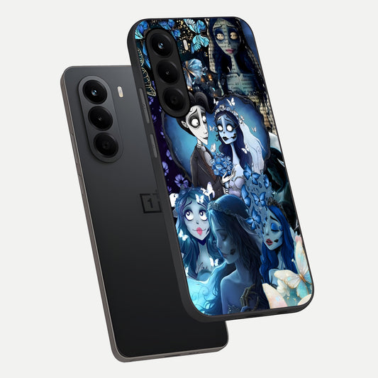 Butterfly Ghost Soul phone case For OnePlus Nord CE 6 Lite showing premium glass back cover with detailed artwork
