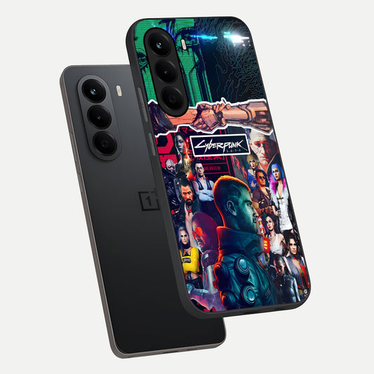 CYBERPUNK Legacy phone case For OnePlus Nord CE 6 Lite showing premium glass back cover with detailed artwork