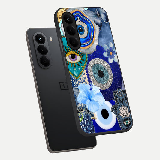 Celestial Blue Vision phone case For OnePlus Nord CE 6 Lite showing premium glass back cover with detailed artwork