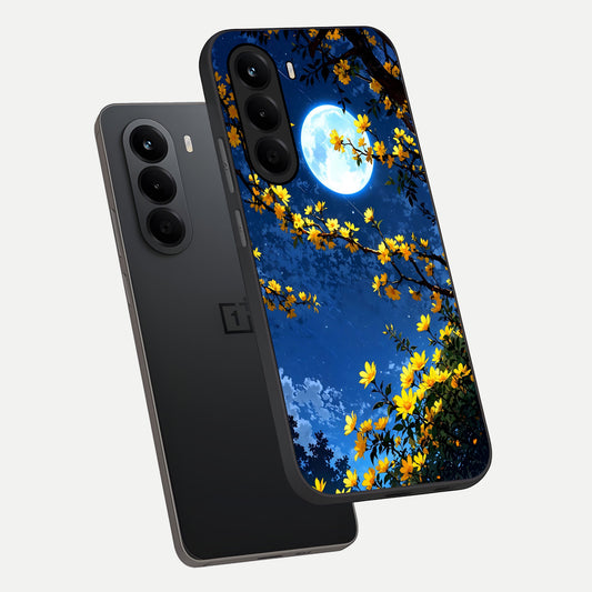 Golden Night Glow phone case For OnePlus Nord CE 6 Lite showing premium glass back cover with detailed artwork