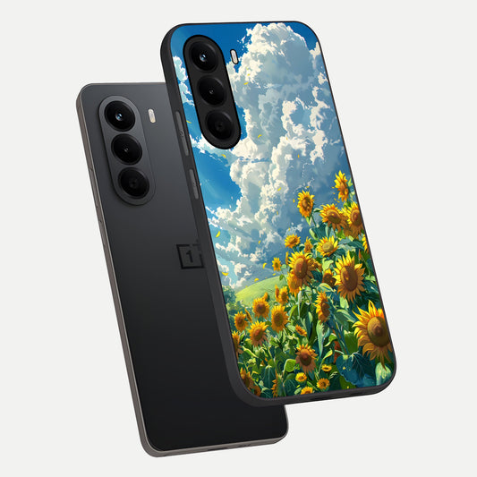 Golden Sun Glory phone case For OnePlus Nord CE 6 Lite showing premium glass back cover with detailed artwork