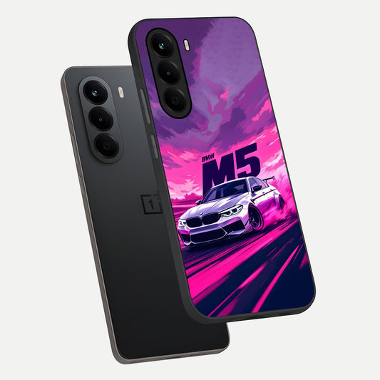 MS Neon Car phone case For OnePlus Nord CE 6 Lite showing premium glass back cover with detailed artwork