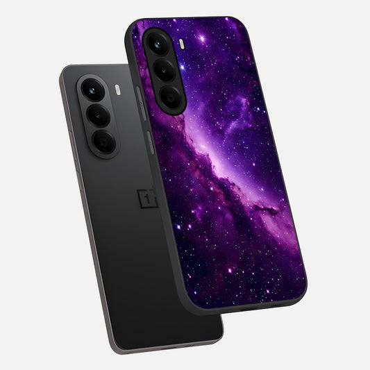 Purple Shade Sky phone case For OnePlus Nord CE 6 Lite showing premium glass back cover with detailed artwork