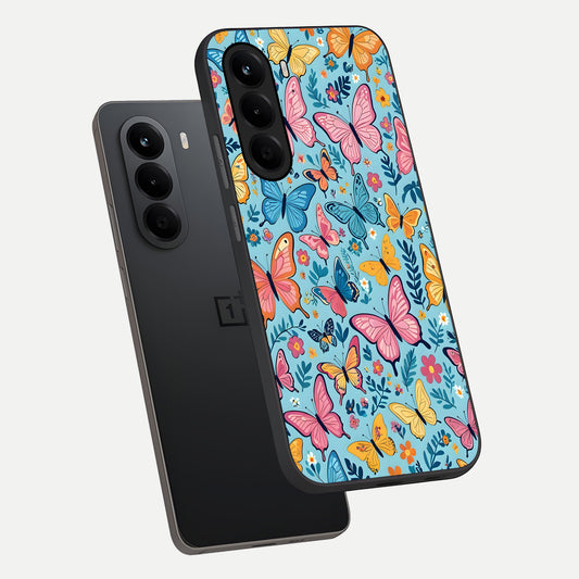 Spring Wing Garden phone case For OnePlus Nord CE 6 Lite showing premium glass back cover with detailed artwork