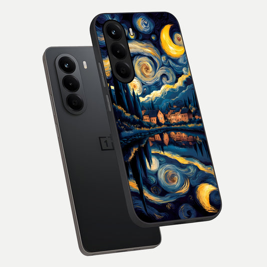 Starry Sky Serenity phone case For OnePlus Nord CE 6 Lite showing premium glass back cover with detailed artwork