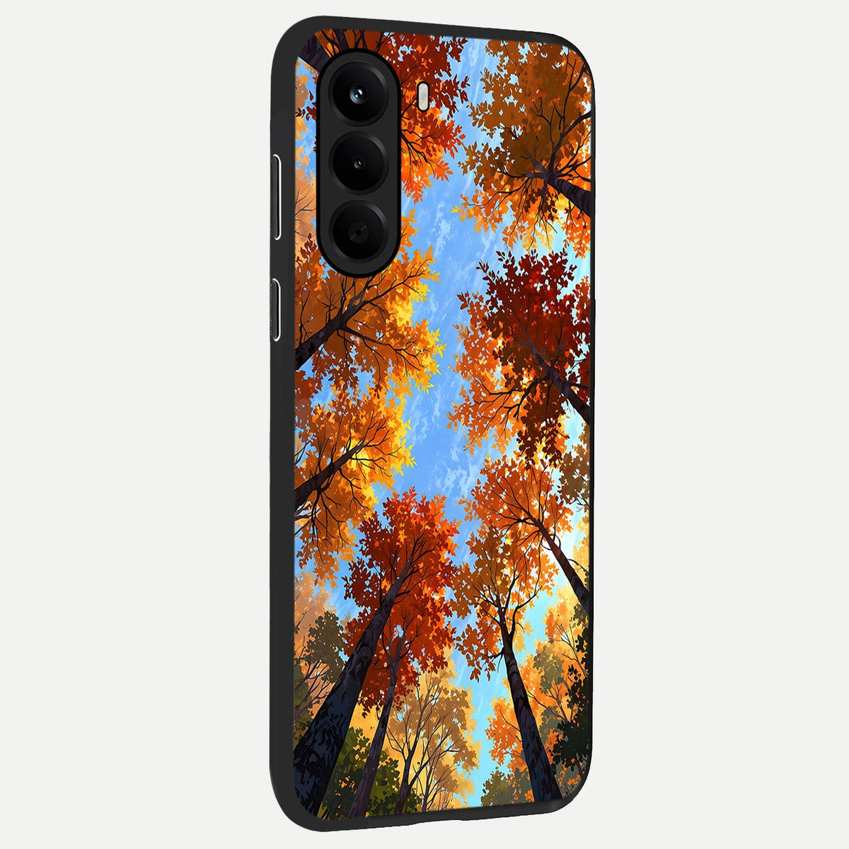Autumn Sky Rise back cover For OnePlus Nord CE 6 Lite slim fit glass case with vibrant aesthetic design