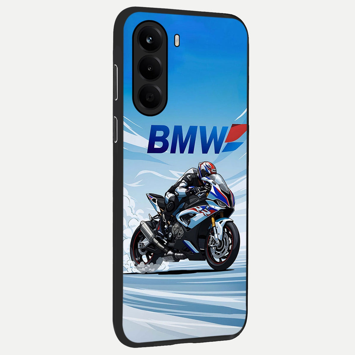 BMW Power Drift back cover For OnePlus Nord CE 6 Lite slim fit glass case with vibrant aesthetic design