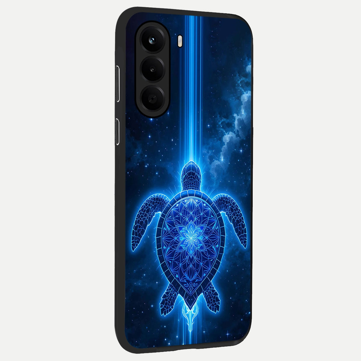 Blue Galaxy Turtle back cover For OnePlus Nord CE 6 Lite slim fit glass case with vibrant aesthetic design