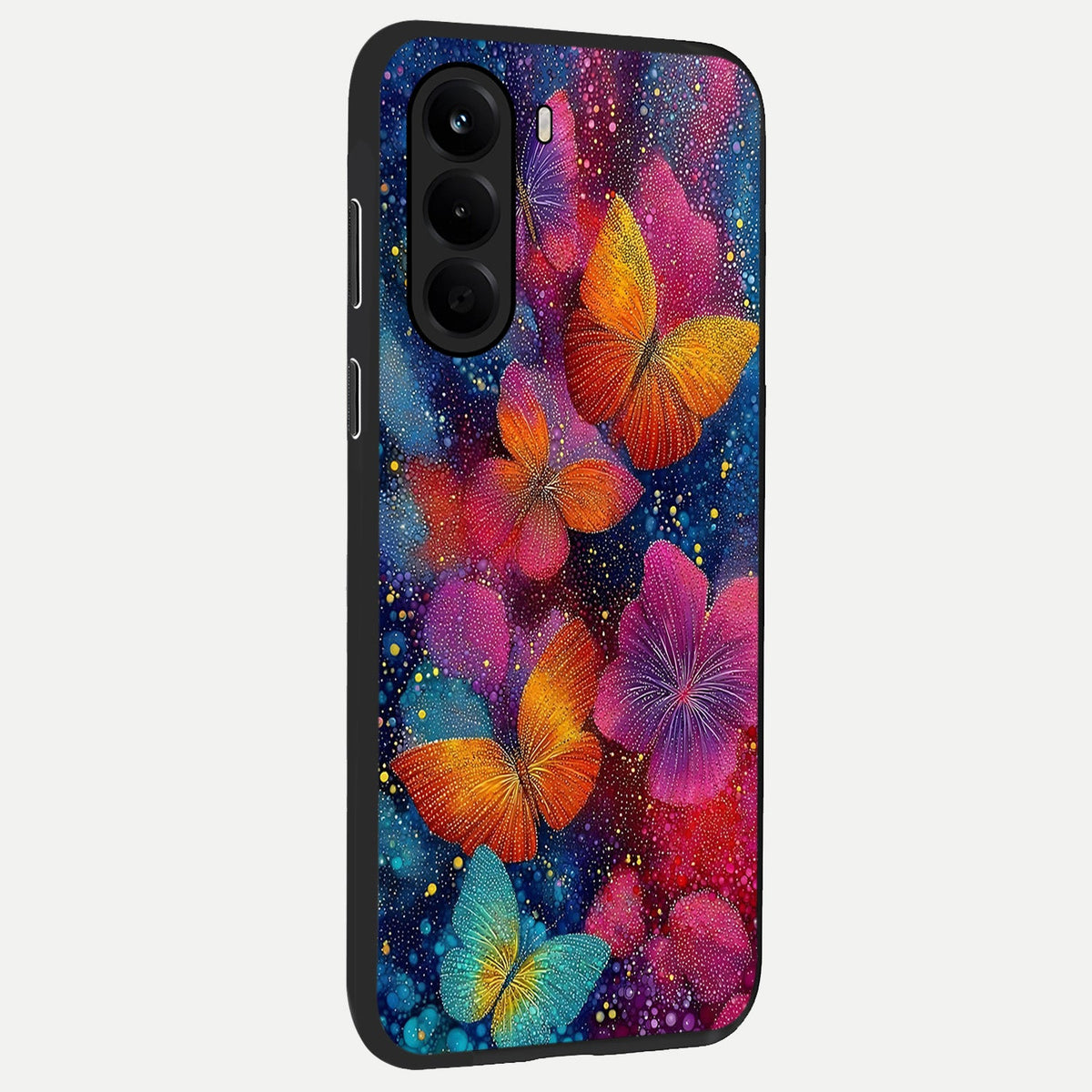 Butterfly Dream Mist back cover For OnePlus Nord CE 6 Lite slim fit glass case with vibrant aesthetic design