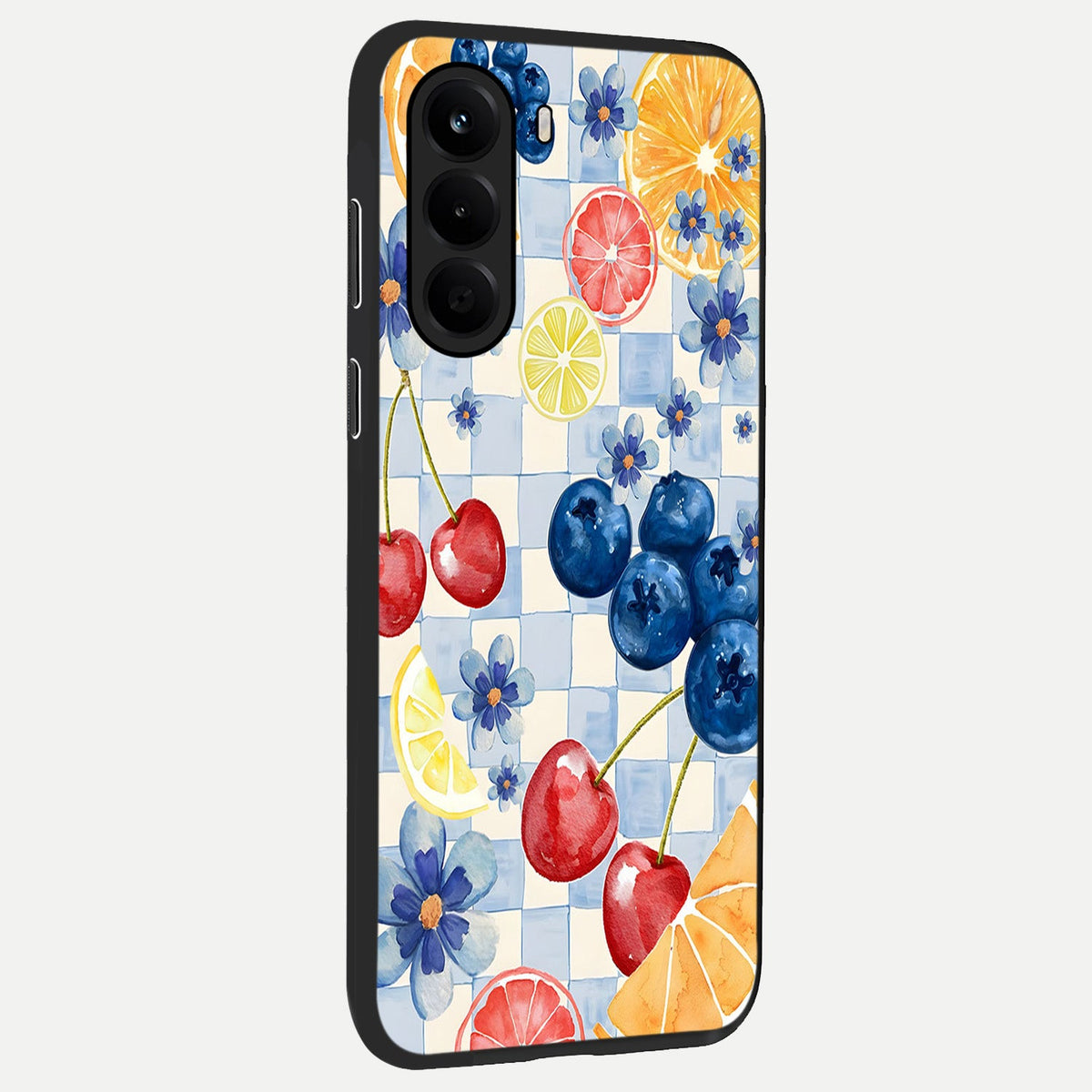 Citrus Bloom Joy back cover For OnePlus Nord CE 6 Lite slim fit glass case with vibrant aesthetic design