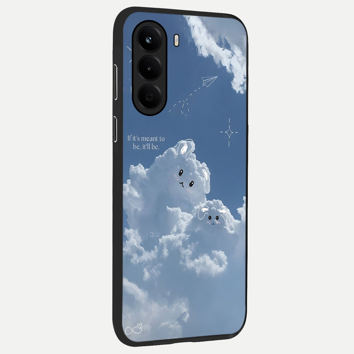 Cloud Bunny Dreams back cover For OnePlus Nord CE 6 Lite slim fit glass case with vibrant aesthetic design