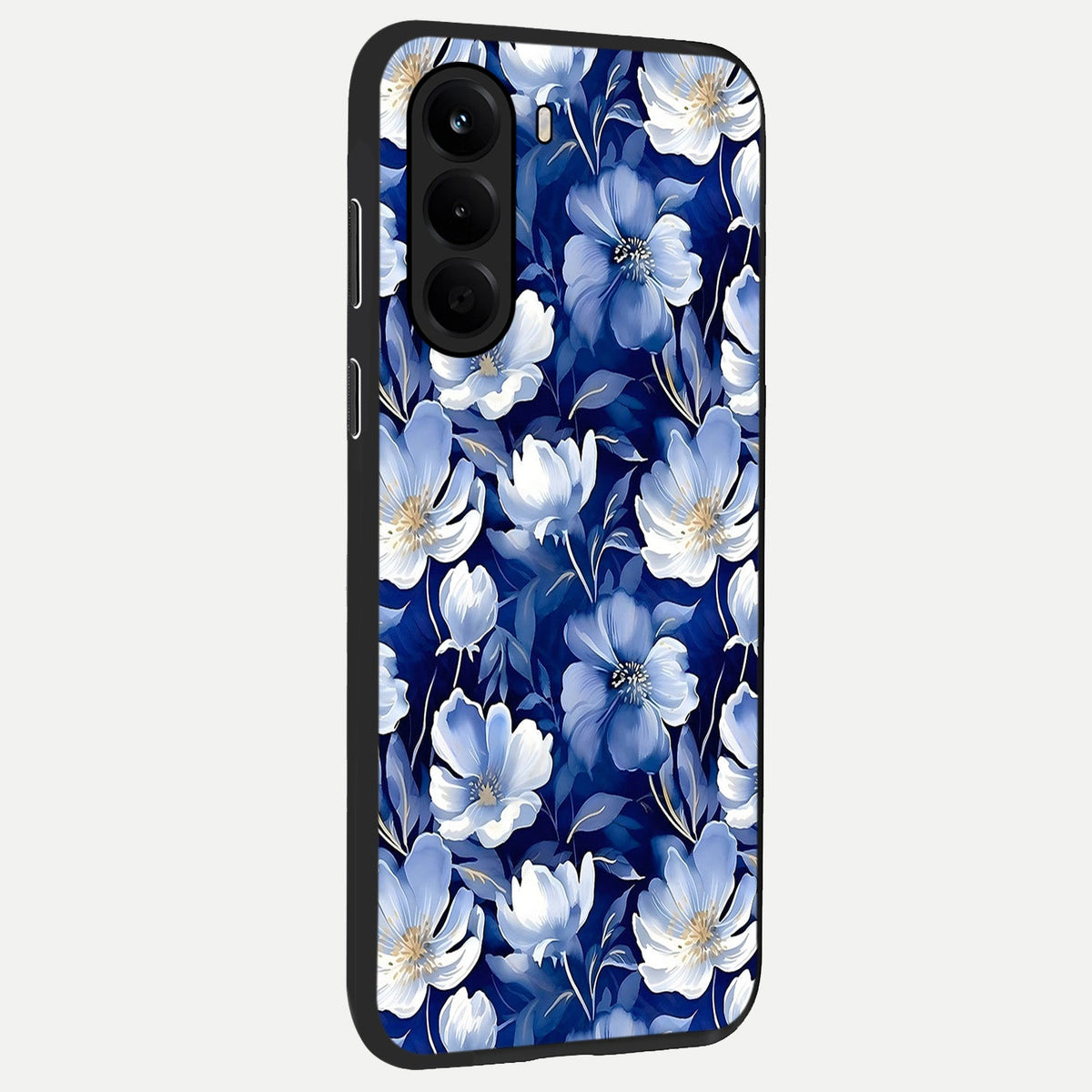 Cute Floral Patterns back cover For OnePlus Nord CE 6 Lite slim fit glass case with vibrant aesthetic design