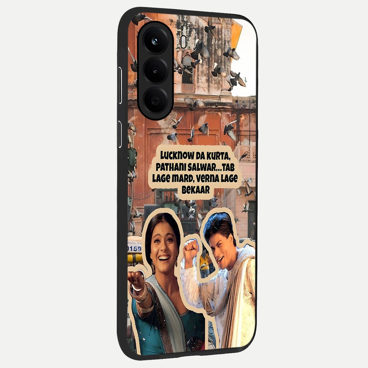 Desi Retro Vibes back cover For OnePlus Nord CE 6 Lite slim fit glass case with vibrant aesthetic design