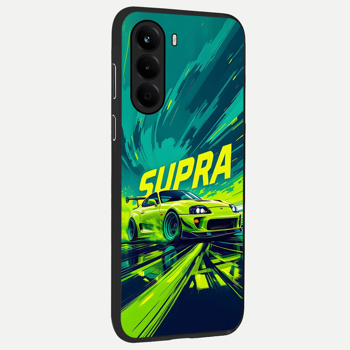 Electric Supra Thunder back cover For OnePlus Nord CE 6 Lite slim fit glass case with vibrant aesthetic design