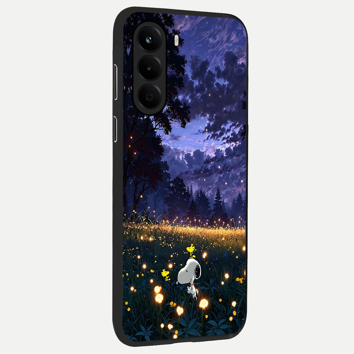 Firefly Meadow Magic back cover For OnePlus Nord CE 6 Lite slim fit glass case with vibrant aesthetic design