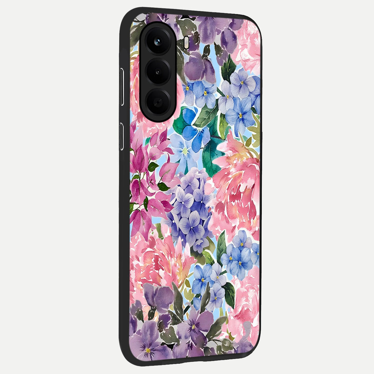 Pastel Floral Mix back cover For OnePlus Nord CE 6 Lite slim fit glass case with vibrant aesthetic design
