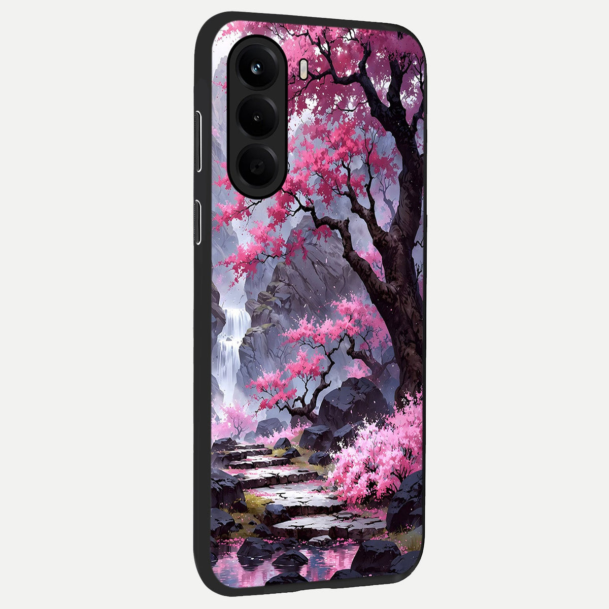 Pink Sunflower Glow back cover For OnePlus Nord CE 6 Lite slim fit glass case with vibrant aesthetic design