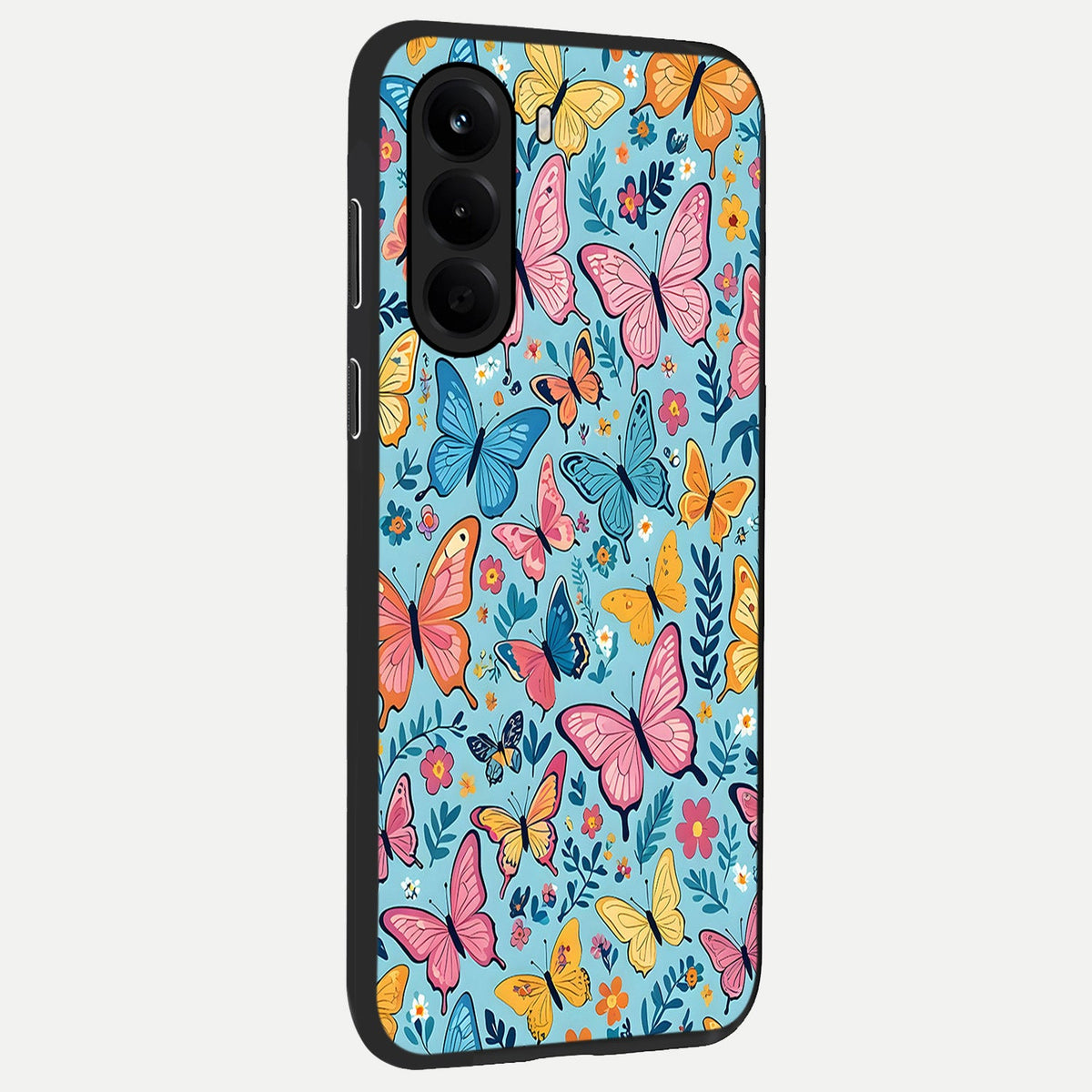 Spring Wing Garden back cover For OnePlus Nord CE 6 Lite slim fit glass case with vibrant aesthetic design