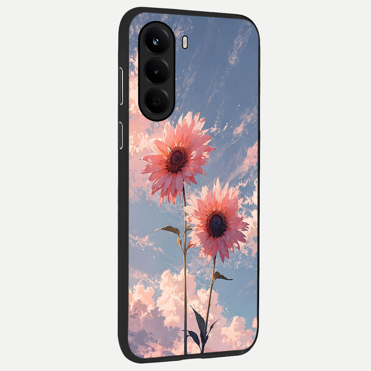 Sun Moon Balance back cover For OnePlus Nord CE 6 Lite slim fit glass case with vibrant aesthetic design