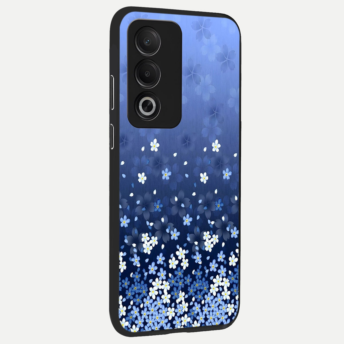 Blue Starry back cover For Oppo A3 Pro 5G slim fit glass case with vibrant aesthetic design