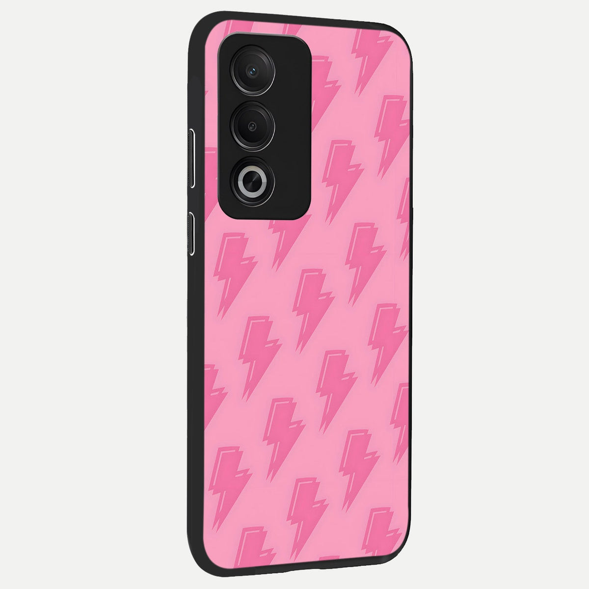 Pink Moo Magic back cover For Oppo A3 Pro 5G slim fit glass case with vibrant aesthetic design