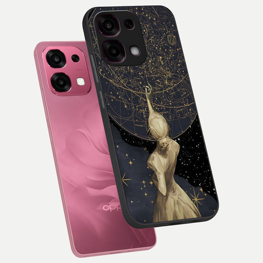Taylor Swift Girl phone case For Oppo F31 5G showing premium glass back cover with detailed artwork