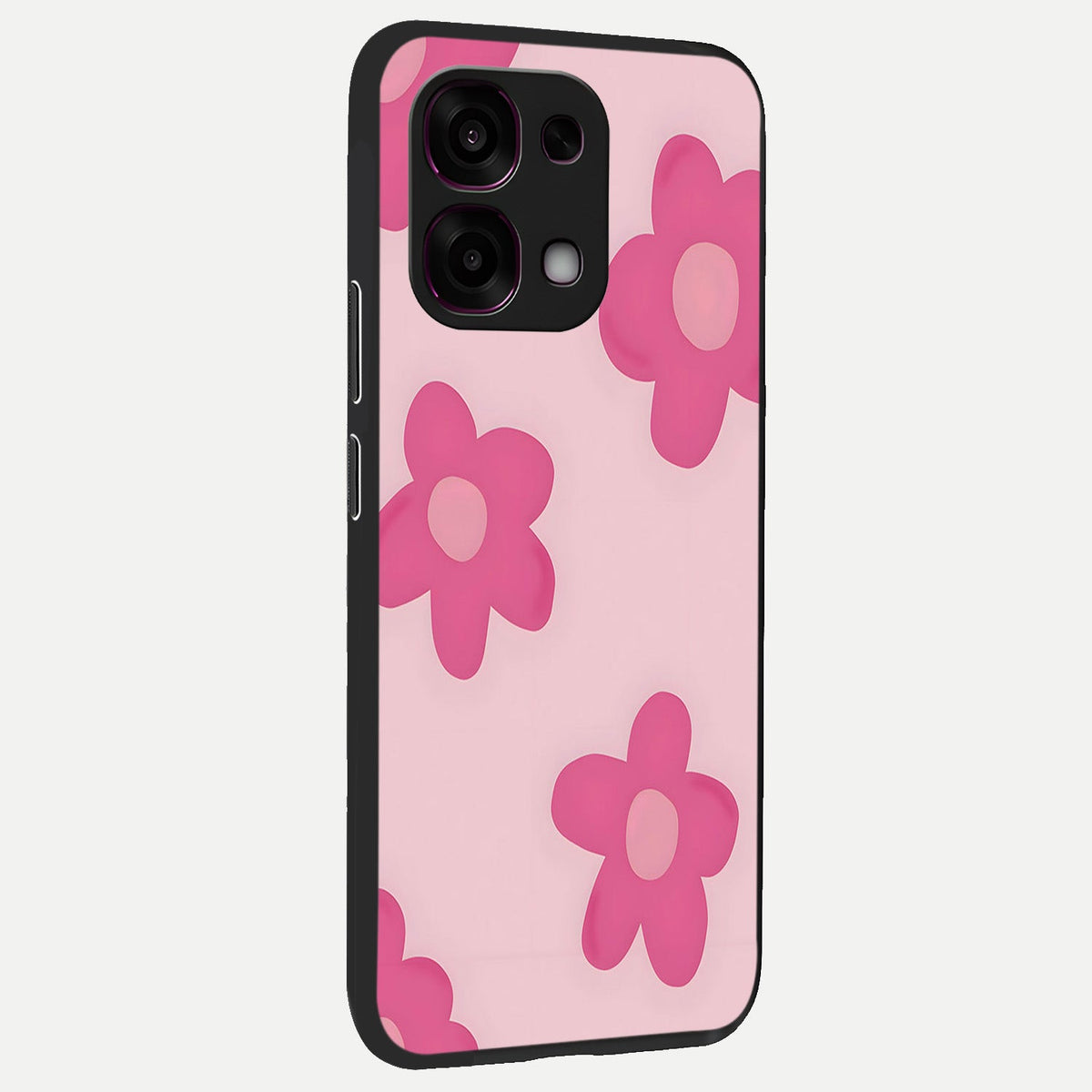 Candy Bloom Dreams back cover For Oppo F31 5G slim fit glass case with vibrant aesthetic design