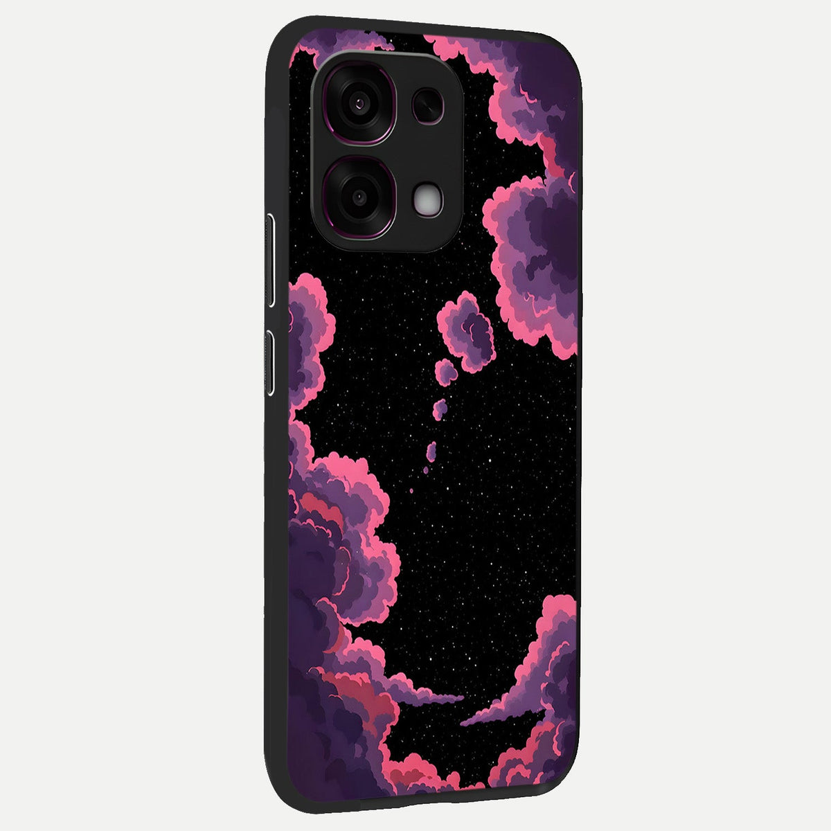 Cosmic Cloud Journey back cover For Oppo F31 5G slim fit glass case with vibrant aesthetic design