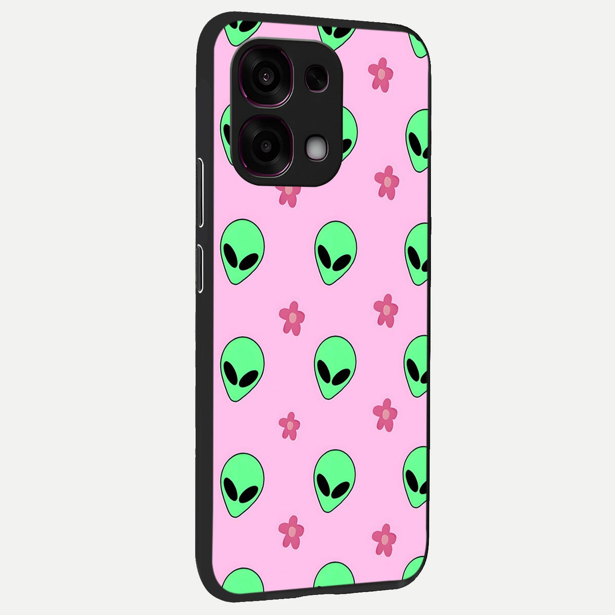Cosmic Cute Crush back cover For Oppo F31 5G slim fit glass case with vibrant aesthetic design