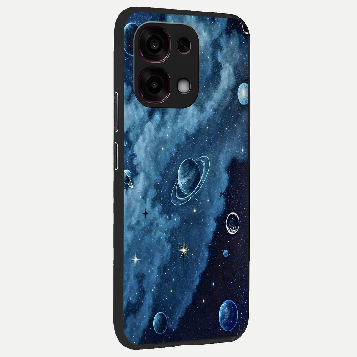 Galaxy Dream Space back cover For Oppo F31 5G slim fit glass case with vibrant aesthetic design