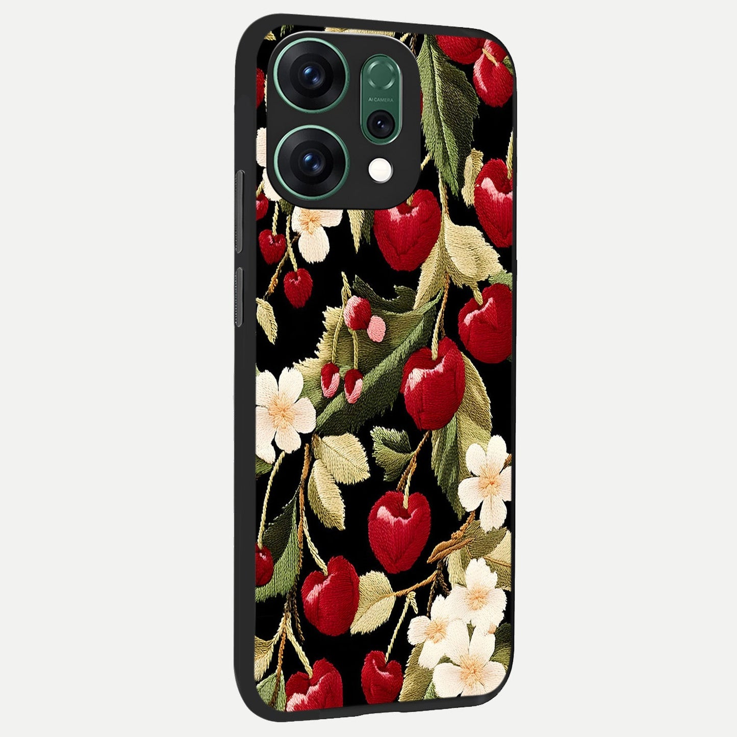 Blooming Spendor Bird back cover For Oppo Reno 14 slim fit glass case with vibrant aesthetic design